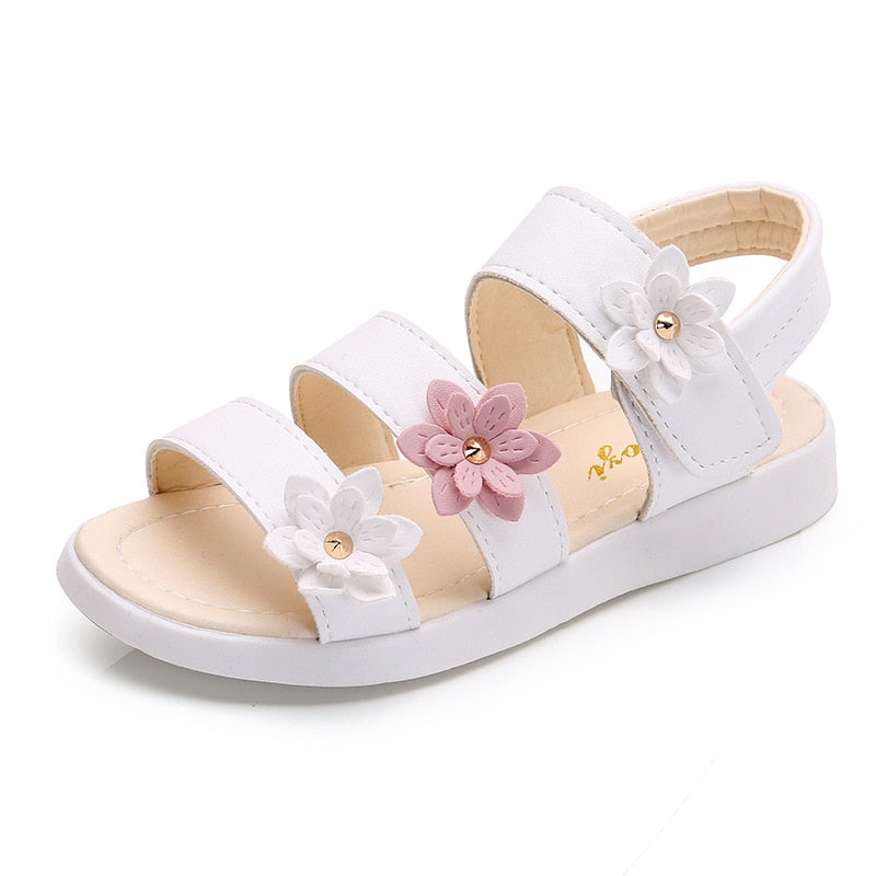 Girls Flower Sandals